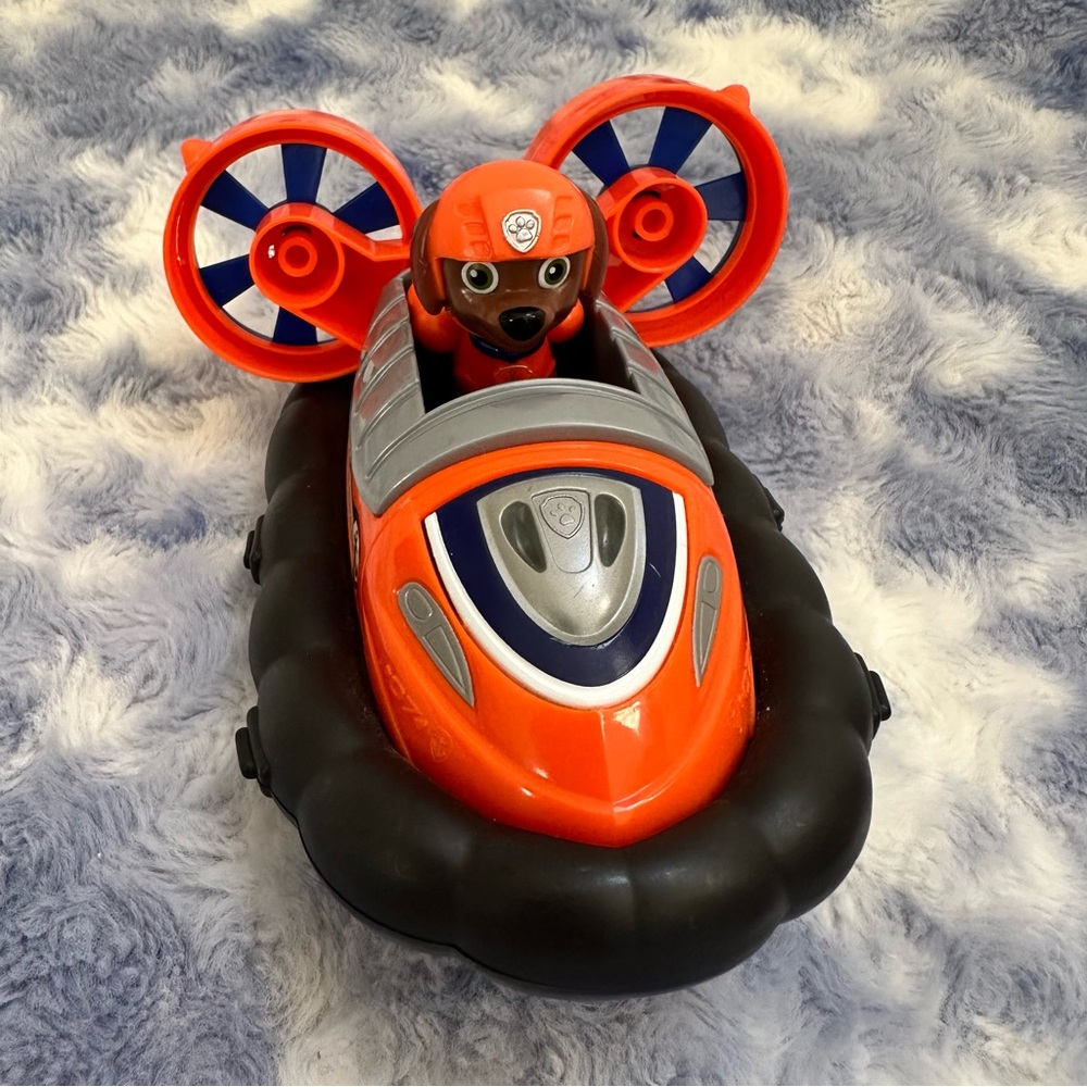 Paw Patrol, Zuma's Hovercraft Vehicle with Collectible Figure, for Kids